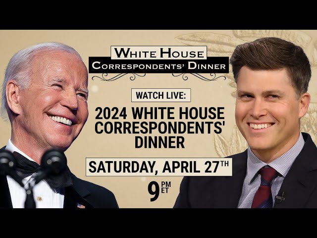 LIVE: Watch 2024 White House Correspondents’ dinner | NBC News NOW