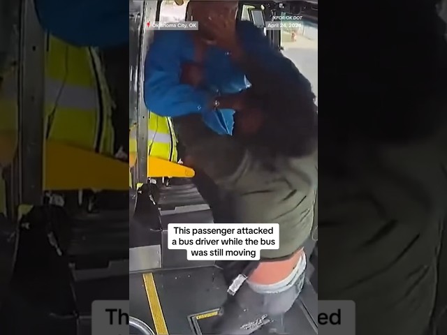 ⁣Bus driver attacked in Oklahoma City