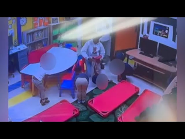 ⁣Video shows LA preschool worker grabbing 4-year-old boy by ankles, carrying him upside down