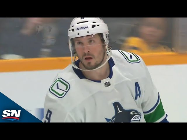 ⁣Canucks Make First Shot Count With J.T. Miller's Power Play Strike