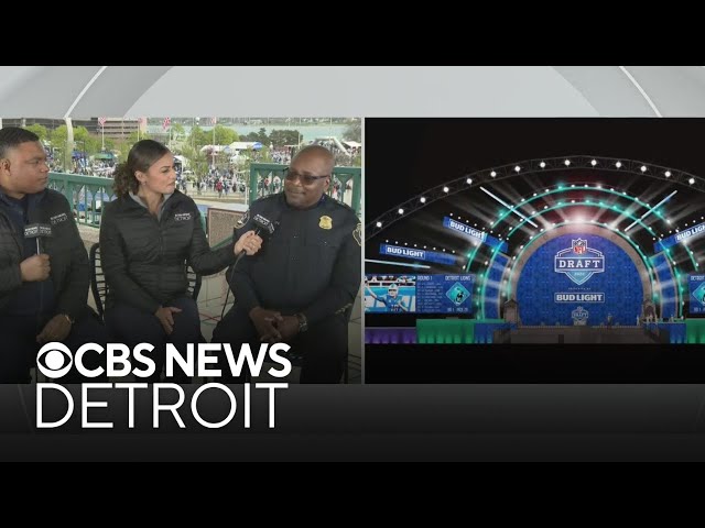 ⁣Detroit Police Chief James White discusses 2024 NFL Draft security