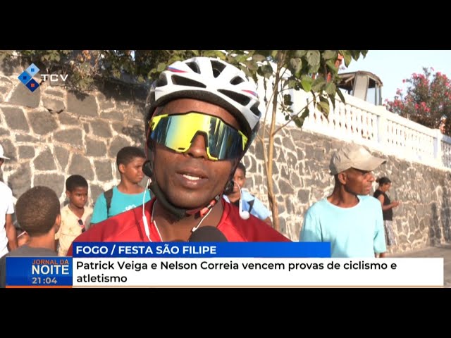 ⁣Patrick Veiga e Nelson Correia vencem provas de ciclismo e atletismo