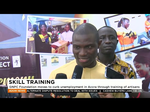 ⁣Skill Training: GNPC Foundation moves to curb unemployment in Accra through training of artisans.