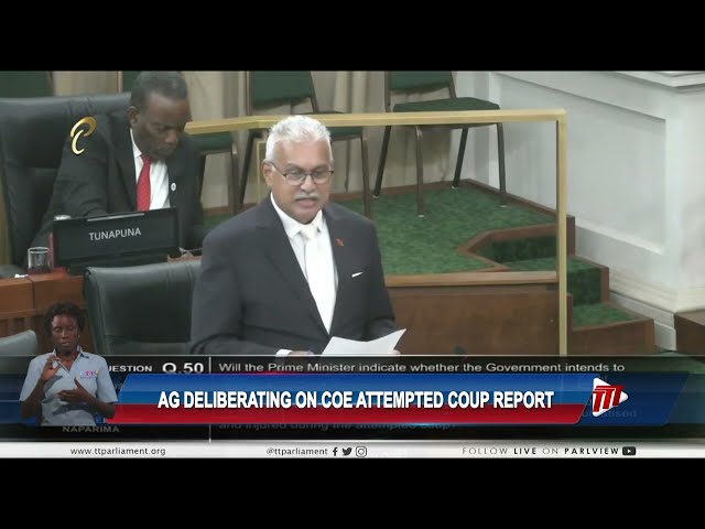 AG Deliberating On CoE Attempted Coup Report