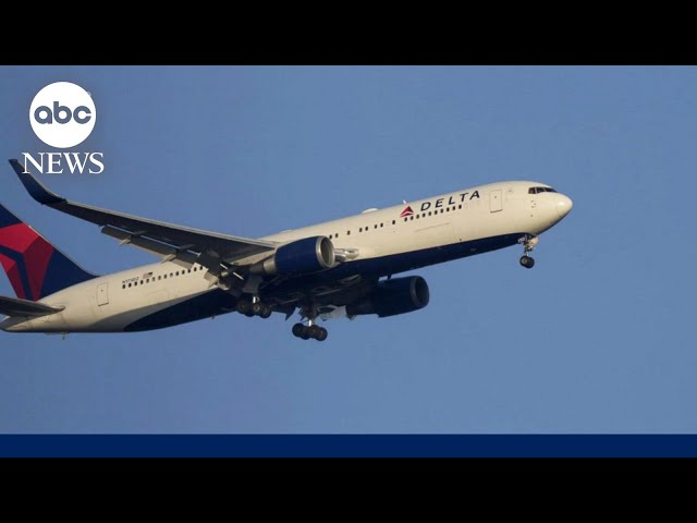 ⁣Emergency slide falls off Delta flight in midair