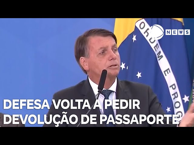 ⁣Defesa de Bolsonaro volta a pedir devolução de passaporte de ex-presidente
