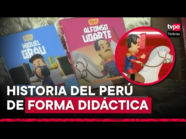 Nueva colección de libros animados sobre la historia del Perú