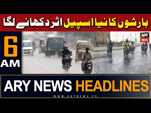 ⁣ARY News 6 AM Headlines | 27th April 2024 | Weather Updates