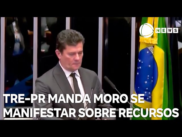 ⁣TRE do Paraná manda Moro se manifestar sobre recursos que pedem cassação