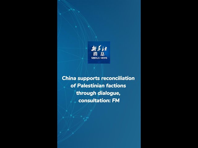 ⁣China supports reconciliation of Palestinian factions through dialogue, consultation: FM