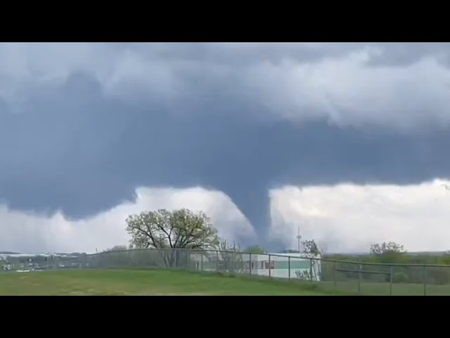 Videos show tornadoes and severe weather in  Nebraska, Texas