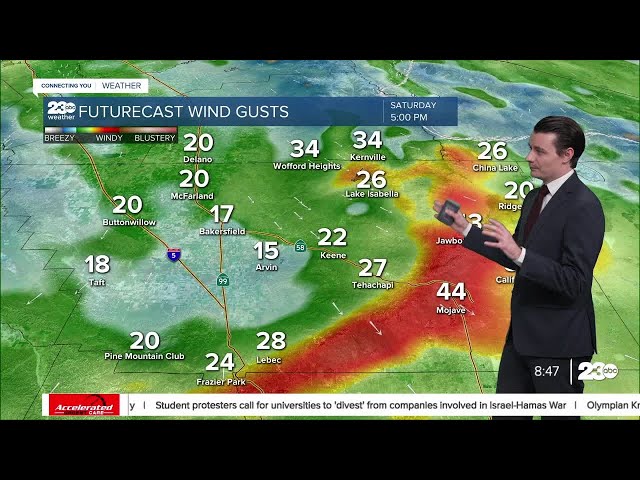 23ABC Evening weather update April 26, 2024