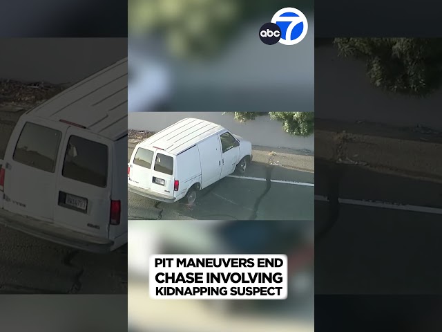 ⁣PIT maneuvers ends wild chase involving kidnapping suspect