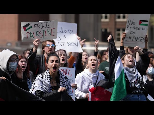 ⁣De nombreuses arrestations sur les campus américains lors des manifestations pro-palestiniennes