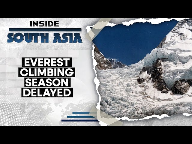 ⁣Khambu Icefall delays Everest climbing season | Inside South Asia | WION