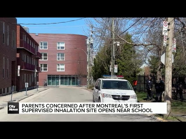 ⁣Concerns after Montreal's first supervised inhalation site opens