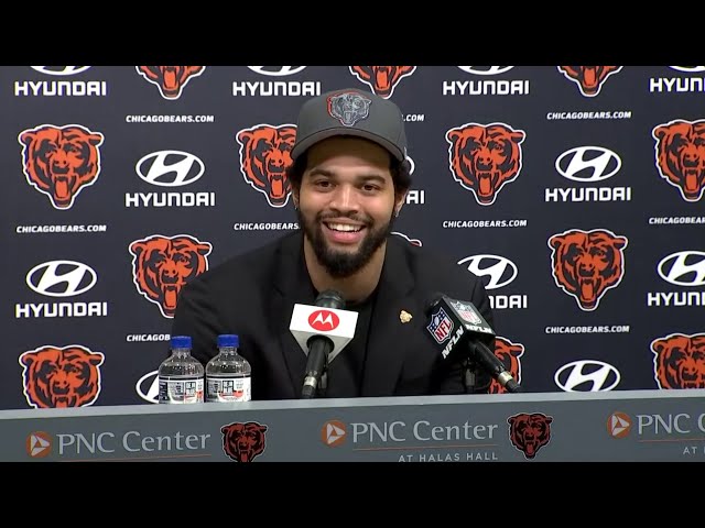 Caleb Williams talks jersey sales, city of Chicago, future with Bears