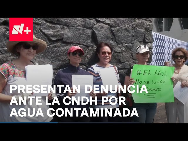 Vecinos de Benito Juárez se quejan ante Derechos Humanos por agua contaminada - En Punto