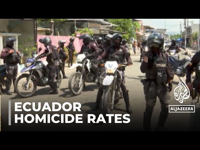 ⁣War against cartels: Ecuador has one of the highest homicide rates