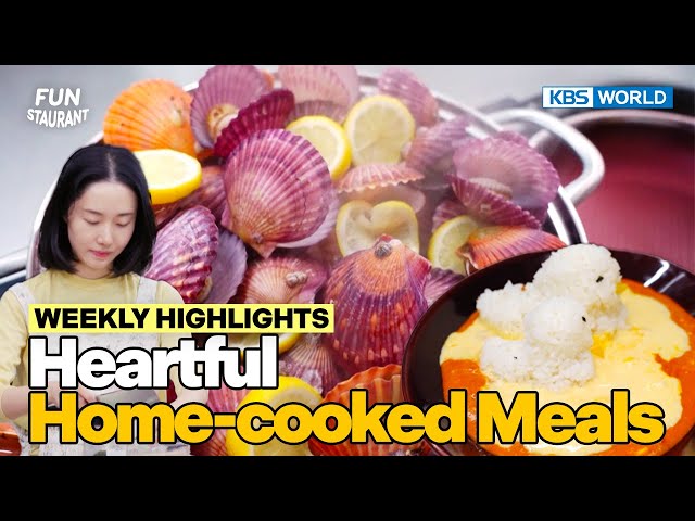 ⁣[Weekly Highlights] Heartwarming Home-cooked Meals  [Fun Staurant] | KBS WORLD TV 240422