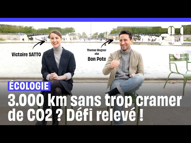 ⁣Ecologie : Comment Thomas Wagner et Victoire Satto ont fait 3.000 km sans trop cramer de CO2