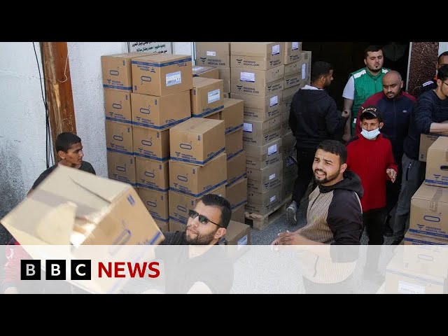 ⁣UK forces may be deployed to help deliver Gaza aid | BBC News