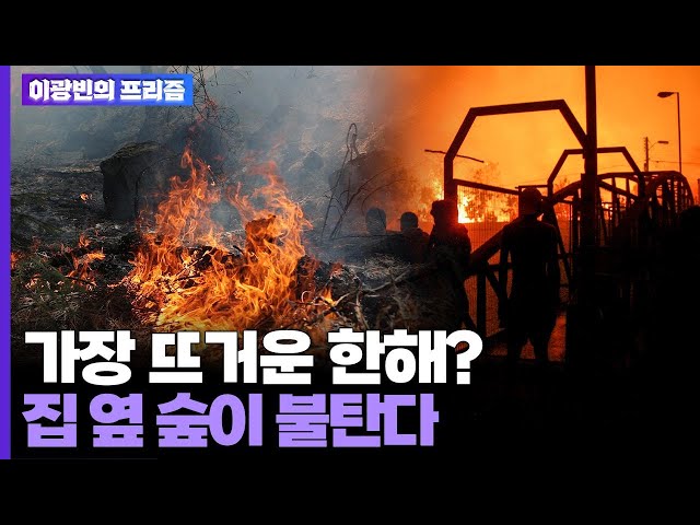 [이광빈의 프리즘] 가장 뜨거운 한해?…집 옆 숲이 불탄다 / 연합뉴스TV (YonhapnewsTV)