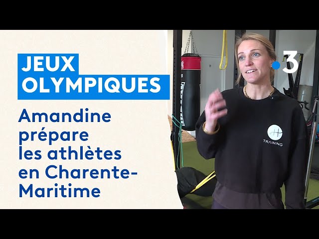 ⁣Jeux Olympiques : Amandine prépare les athlètes dans son centre de performance à Dompierre-sur-Mer
