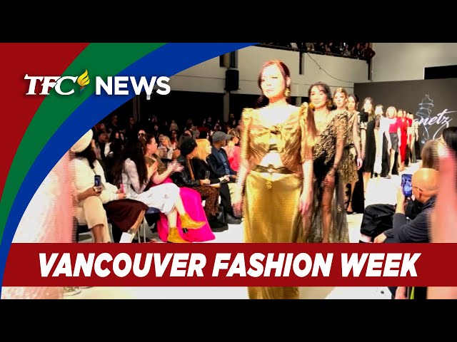 ⁣Former Filipino caregiver Genette Mujar shows off creations at Vancouver Fashion Week | TFC News