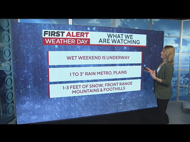 ⁣Stormy Weekend Brings Rain and Heavy Mountain Snow