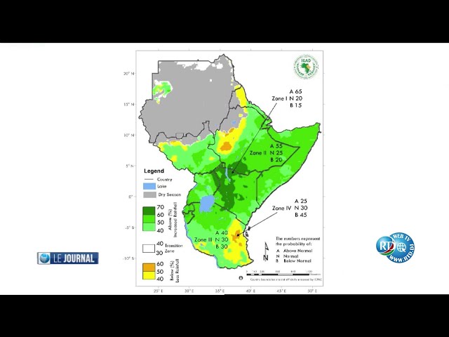 ⁣Situation de la météo à Djibouti et dans la corne de l’Afrique