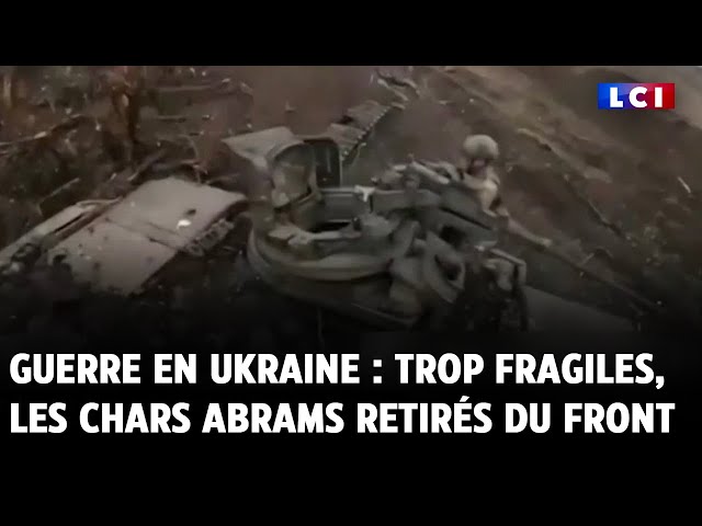 ⁣Guerre en Ukraine : trop fragiles, les chars Abrams retirés du front