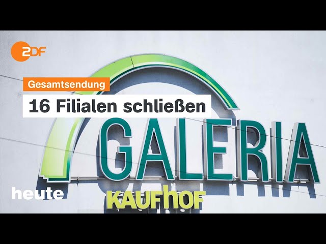 heute 19 Uhr vom 27.04.2024 Galeria Kaufhof schließt Filialen; FDP-Parteitag; Europa-Wahlkampf