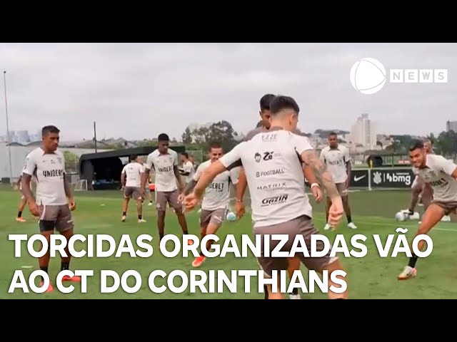 ⁣Torcidas organizadas vão ao CT do Corinthians para reunião com jogadores, técnico e direção