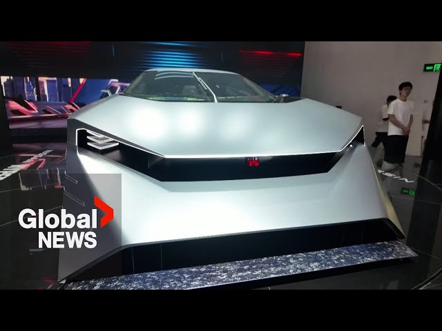 ⁣Beijing Auto Show displays futuristic cars, showcases EV development