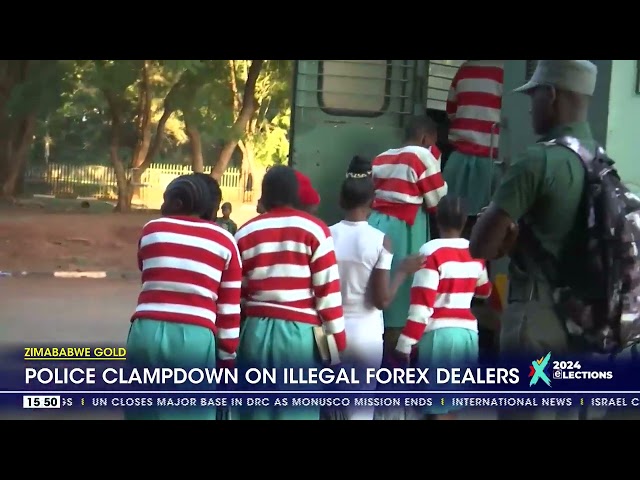 ⁣Zimbabwe Gold | Police clampdown on illegal Forex dealers