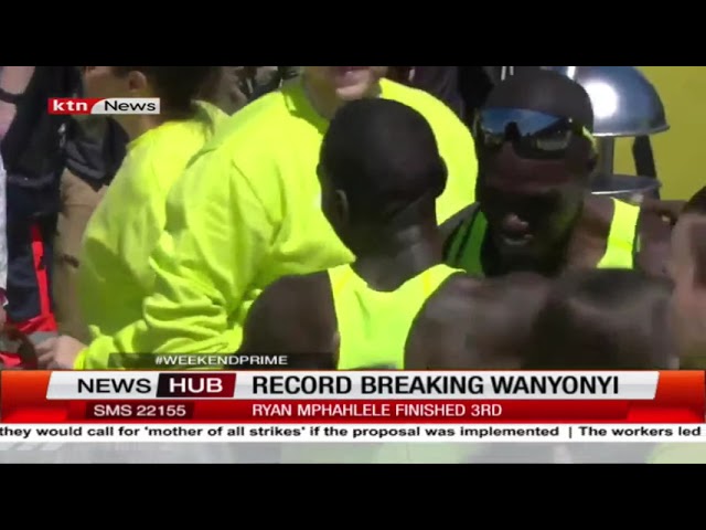 ⁣Wanyonyi breaks world mile record