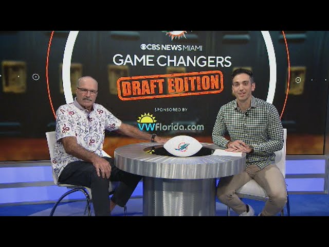 ⁣Dolphins have high hopes for picks in 2024 NFL Draft; Heat and Panthers in playoffs | Game Changers