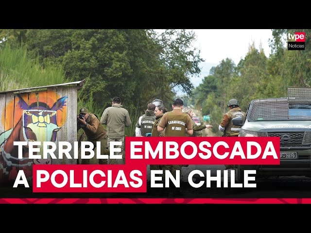 Chile: Tres carabineros asesinados en el peor ataque a la policía en zona mapuche