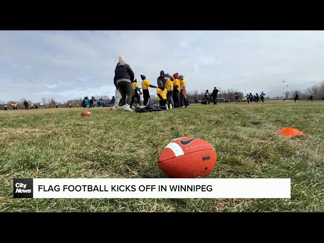 ⁣Flag football season kicks of in Winnipeg