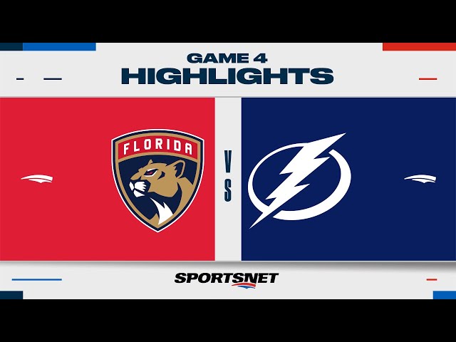 ⁣NHL Game 4 Highlights | Panthers vs. Lightning - April 27, 2024