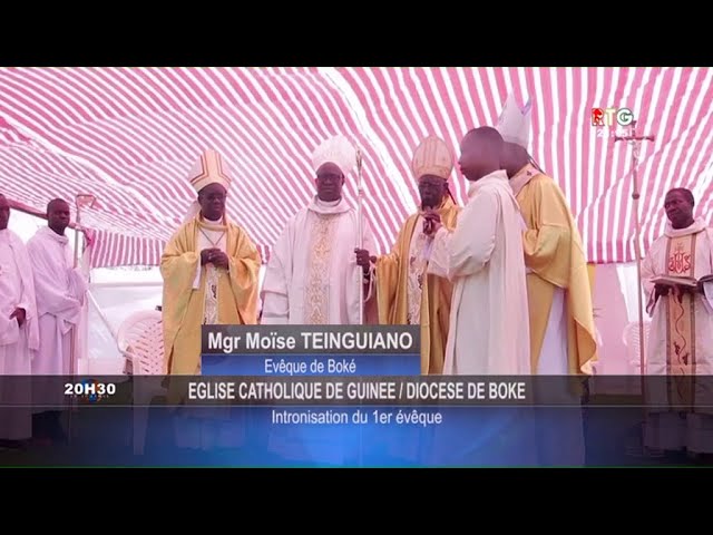 ⁣www.guineesud.com : Diocèse de Boké : Intronisation du 1er Évêque Mgr Moïse Teinguiano