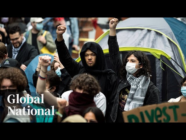 Global National: April 27, 2024 | Campus protests rage on amid Israel-Hamas conflict