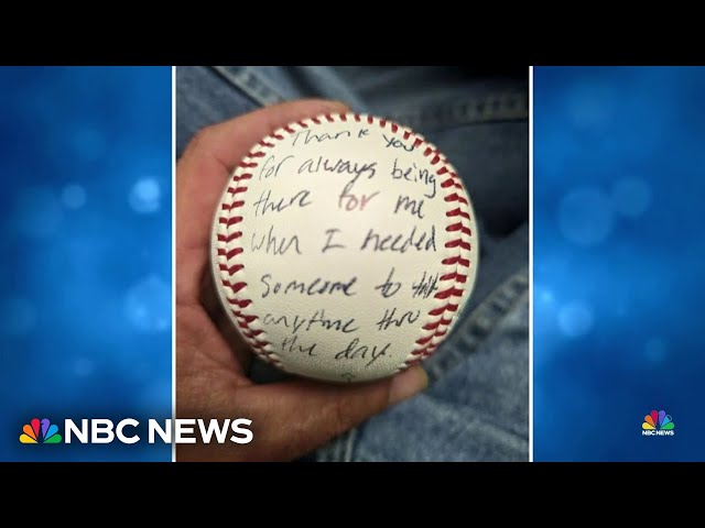 ⁣One high school baseball team found a meaningful way to give thanks before graduation