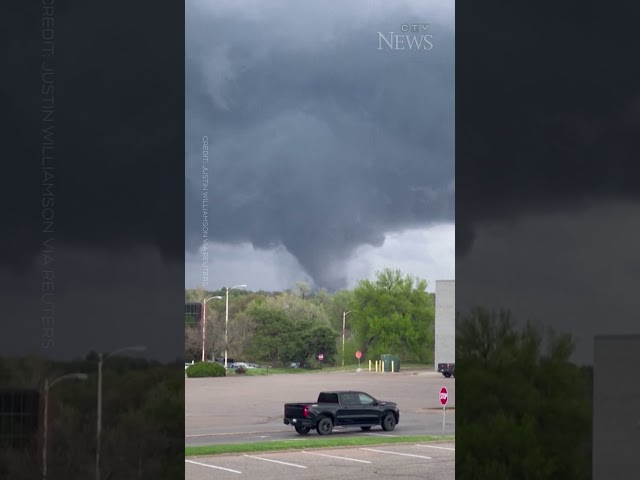 WATCH | Massive tornado touches down in Lincoln, Nebraska