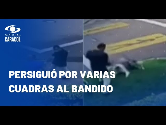 Perro frustró robo a su amo en Bogotá: mordió al ladrón y lo puso a correr