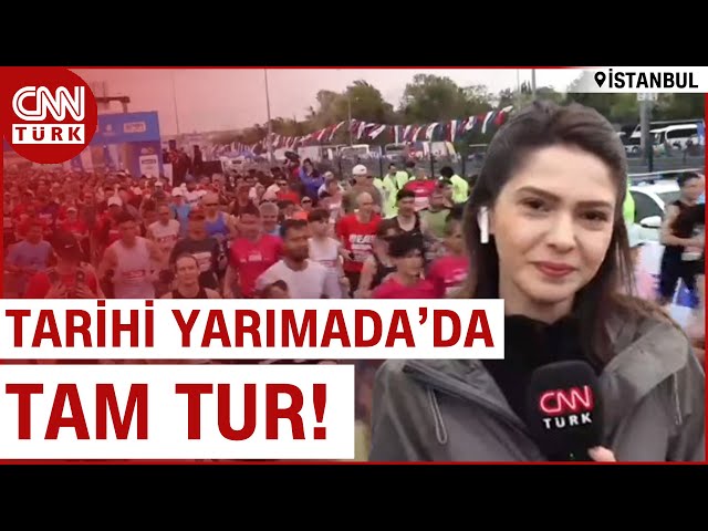 ⁣Nefesler Tutuldu! 72 Ülkeden Binlerce Kişi 19. İstanbul Yarı Maratonu'nda Koşuyor | CNN TÜRK
