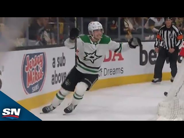 ⁣Wyatt Johnston Wins Game 3 In OVERTIME For The Stars With Top-Shelf Finish