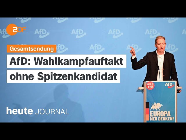 heute journal vom 28.04.2024: AfD zum Wahlkampfauftakt, Bundesparteitag FDP, Robotersysteme