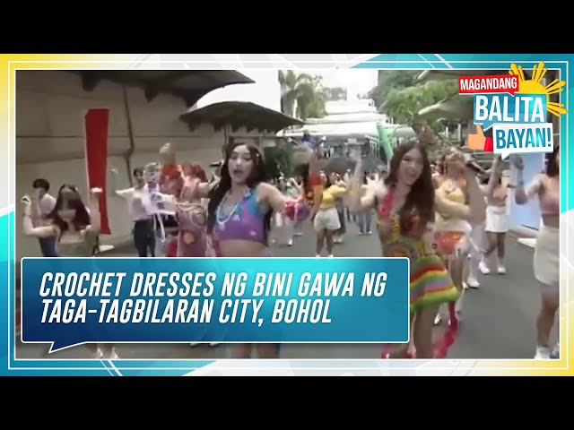 Crochet dresses ng BINI gawa ng taga-Tagbilaran City, Bohol